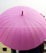 24 Ribs Umbrella - Baby Pink