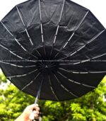 BMW 16 Ribs Umbrella - Black - Image 2
