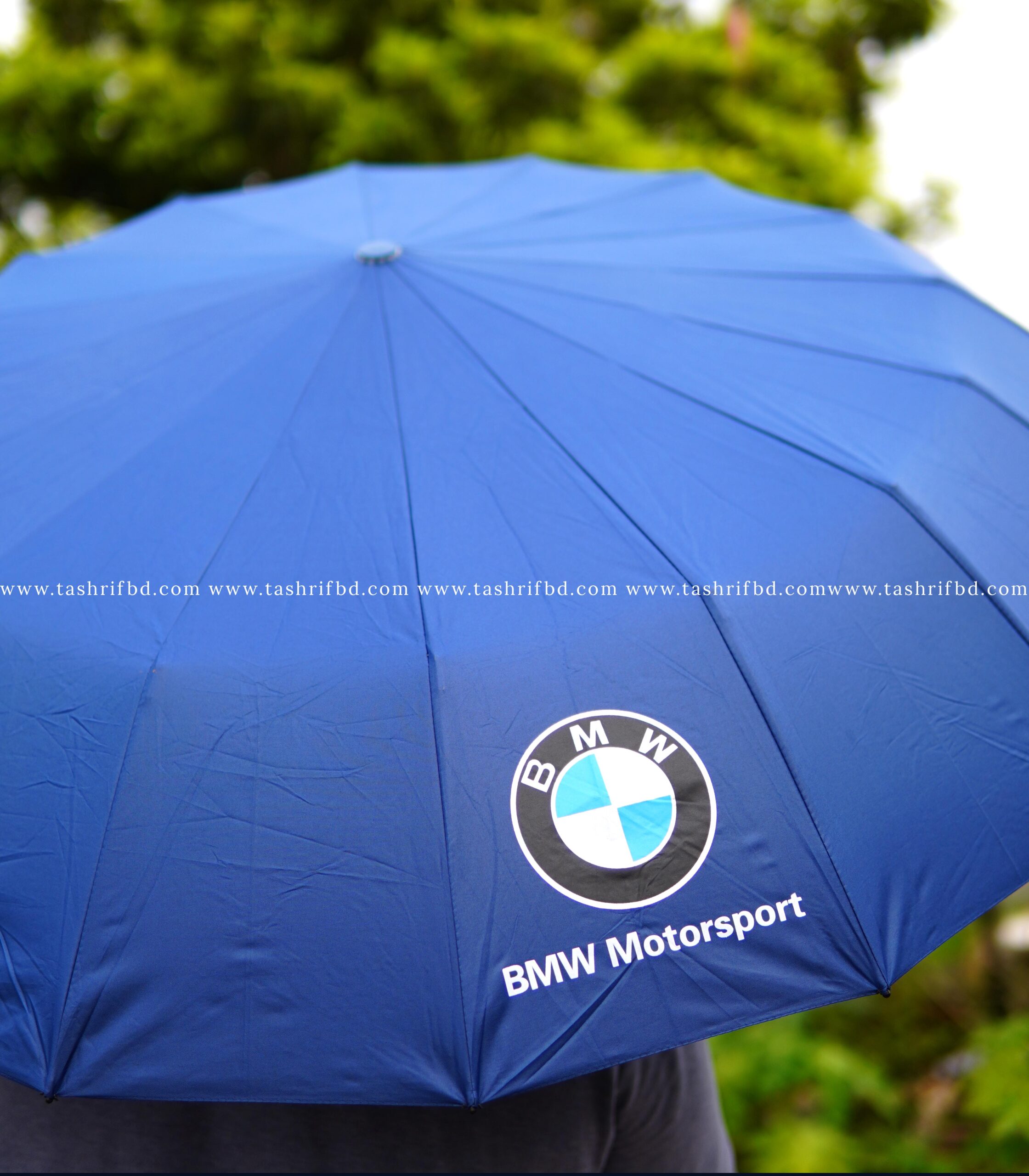 BLUE @ BMW 16 Ribs Umbrella - Dark Blue - Image 1