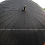 24 Ribs Umbrella - Black
