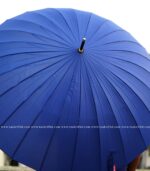 24 Ribs Umbrella - Dark Blue