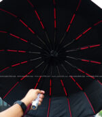 BMW 16 Ribs Umbrella - Maroon - Image 3