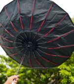 BMW 16 Ribs Umbrella - Maroon - Image 2